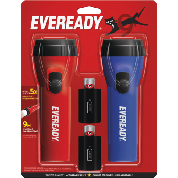 Eveready 7 Lm. LED 2D General Purpose Flashlight Set EVLC1L1D12.1