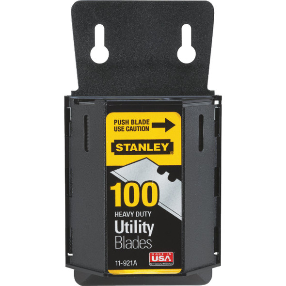 Stanley 2-Point Heavy-Duty 2-7/16 In. Utility Knife Blade (100-Pack) 11-921A