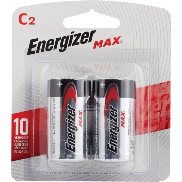 Energizer Max C Alkaline Battery (2-Pack) E93BP-2