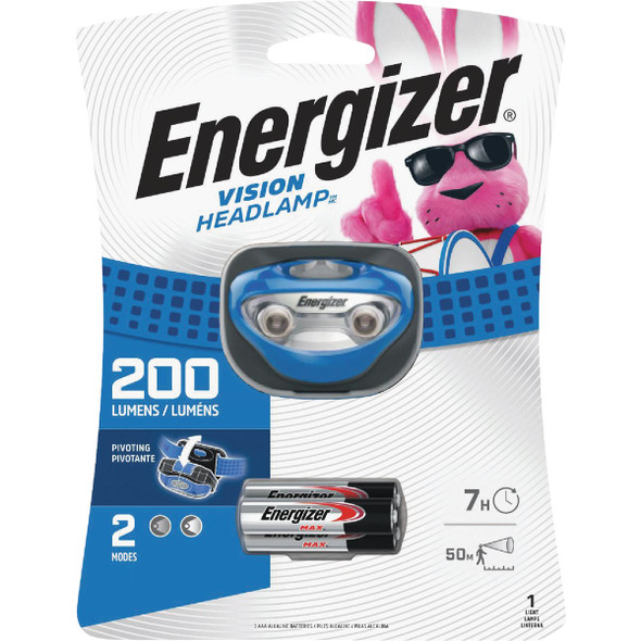 Energizer Vision 200 Lm. LED 3AAA Headlamp HDA32E Energizer Vision 200 Lm. LED 3AAA Headlamp HDA32E