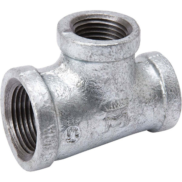 Southland 3/4 In. x 3/4 In. x 1/2 In. Malleable Iron Reducing Galvanized Tee