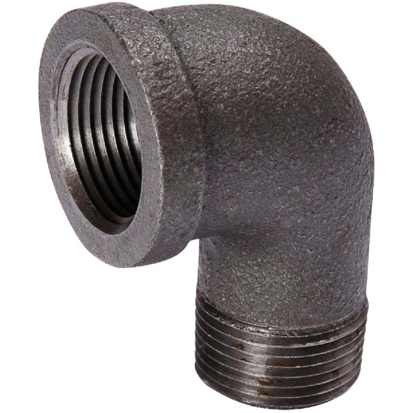 Southland 1 In. 90 Deg. Street Malleable Black Iron Elbow (1/4 Bend) 520-305HN