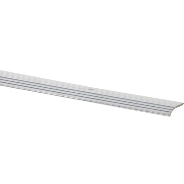 Do it Satin Silver Fluted 1 In. x 3 Ft. Aluminum Carpet Trim Bar H113FS/3DI