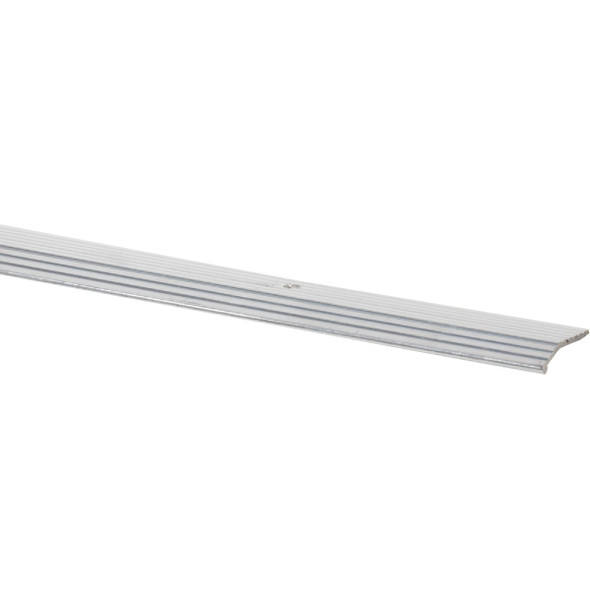 Do it Satin Silver Fluted 1 In. x 3 Ft. Aluminum Carpet Trim Bar H113FS/3DI