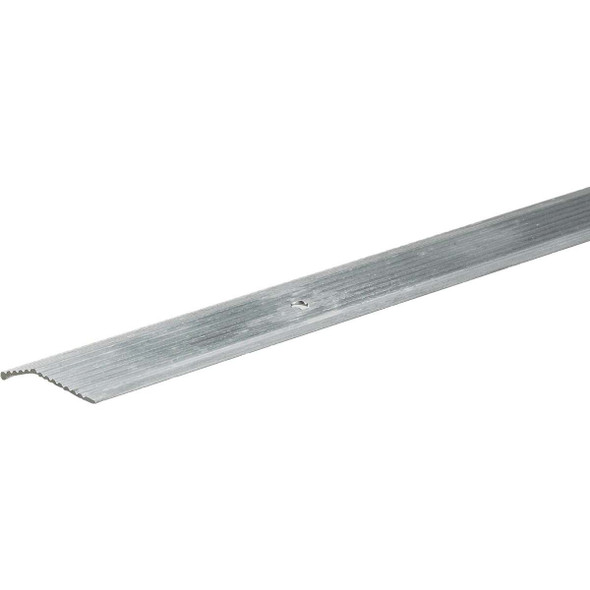 Frost King Satin Silver Fluted 1-3/8 In. x 3 Ft. Aluminum Carpet Trim Bar, Wide