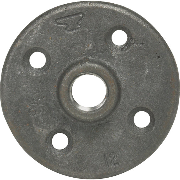 Anvil 1-1/4 In. x 3-5/8 In. Black Iron Floor Flange 8700164000