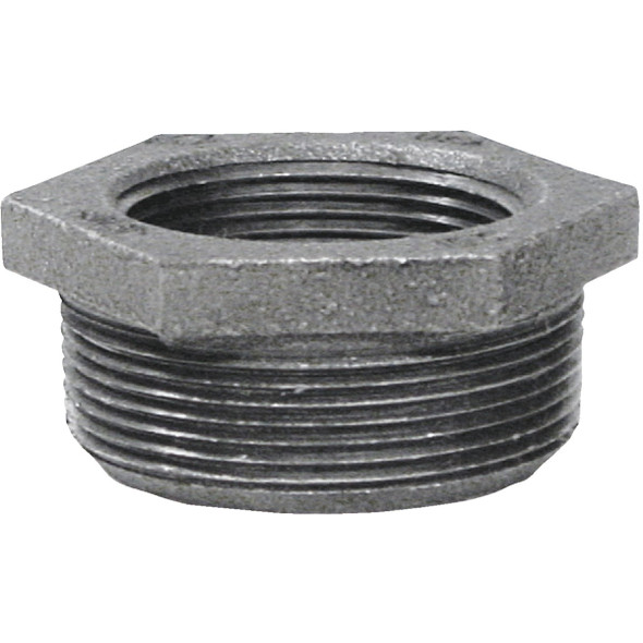 Anvil 2 In. x 1-1/4 In. Hexagon Black Iron Bushing 8700129904