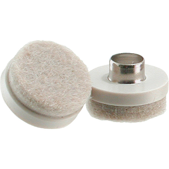 Do it 7/8 In. Round Nail on Furniture Glide (8-Pack) 238988