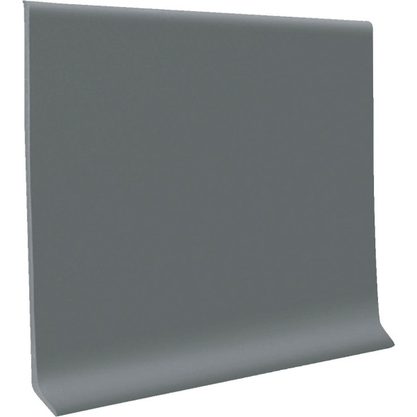 Roppe 4 In. x 120 Ft. Roll Dark Gray Vinyl Dryback Wall Cove Base HC40C53P150