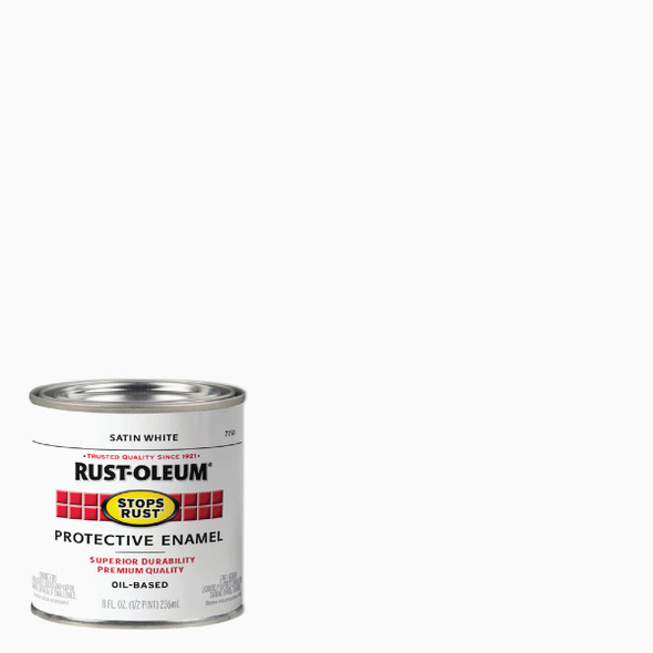 Stops Rust Satin White Enamel 7791730