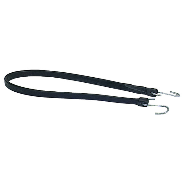 35.5 In. Hook-to-Hook Black Rubber Tarp Strap 574284 Pack of 10