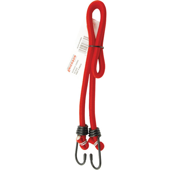 Erickson 1-4 In. x 30 In. Bungee Cord, Assorted Colors 06630 Pack of 10 582328