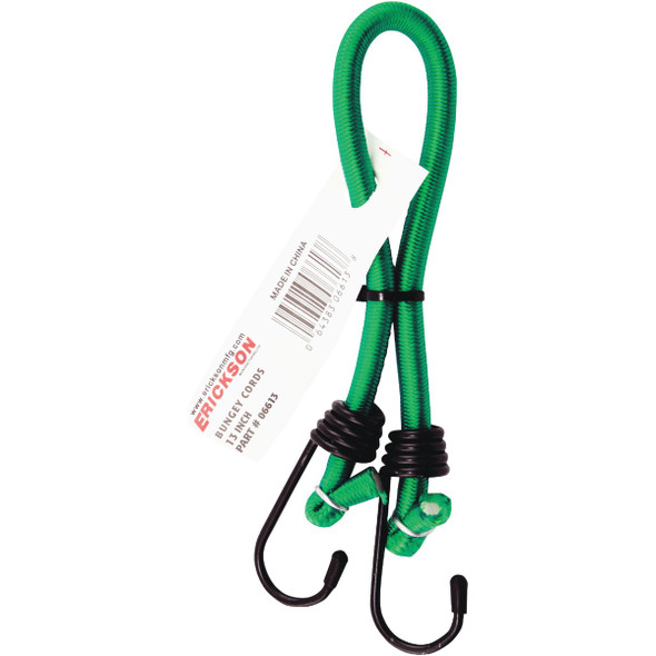 Erickson 1/4 In. x 13 In. Bungee Cord, Assorted Colors