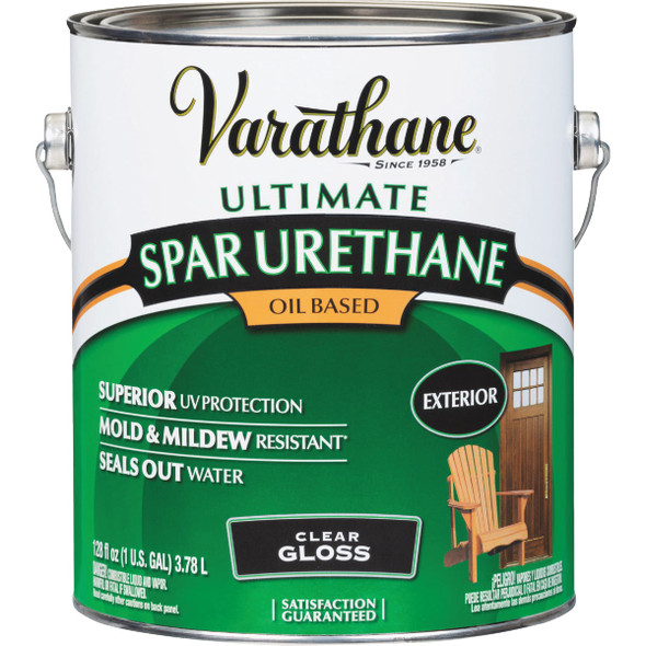 Varathane Gloss Clear Exterior Spar Urethane, 1 Gal.