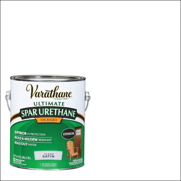 Varathane Satin Clear Exterior Spar Urethane, 1 Gal. 9331