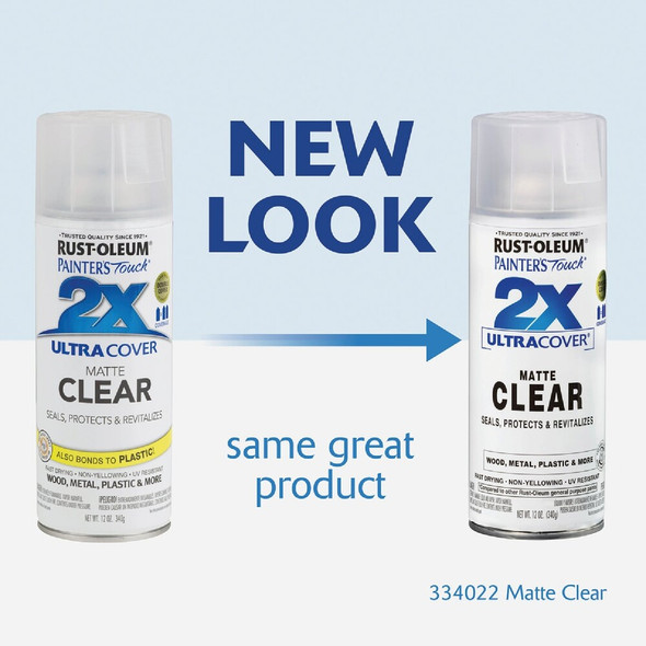 Painter's Touch Matte Clear Spray Paint 334022 796057
