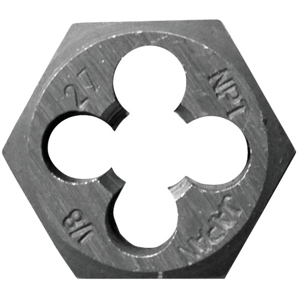 Century Drill & Tool 1-8-27 NPT 1 In. Across Flats Hexagon Pipe Die 96301 303969