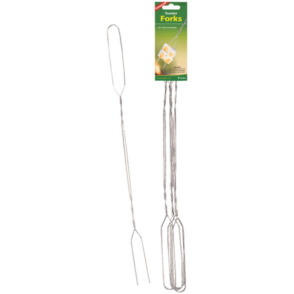 Coghlans 20 In. Nickel-Plated Wire Hot Dog Fork (4-Pack) 8975
