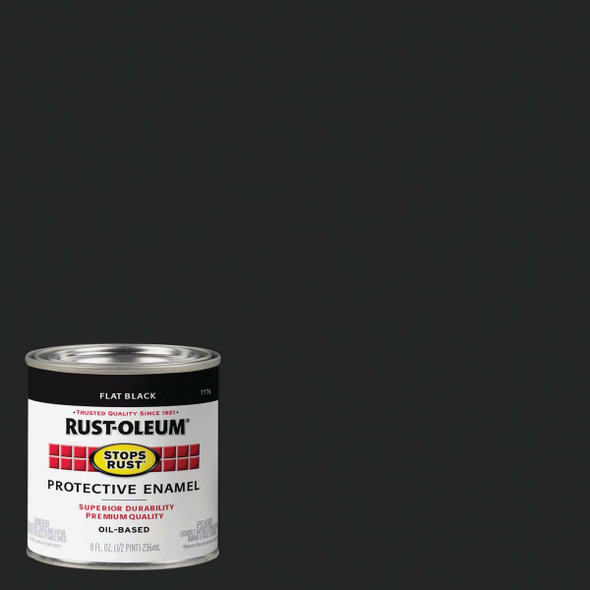 Stops Rust Flat Black Enamel 7776730