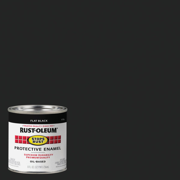 Stops Rust Flat Black Enamel 7776730