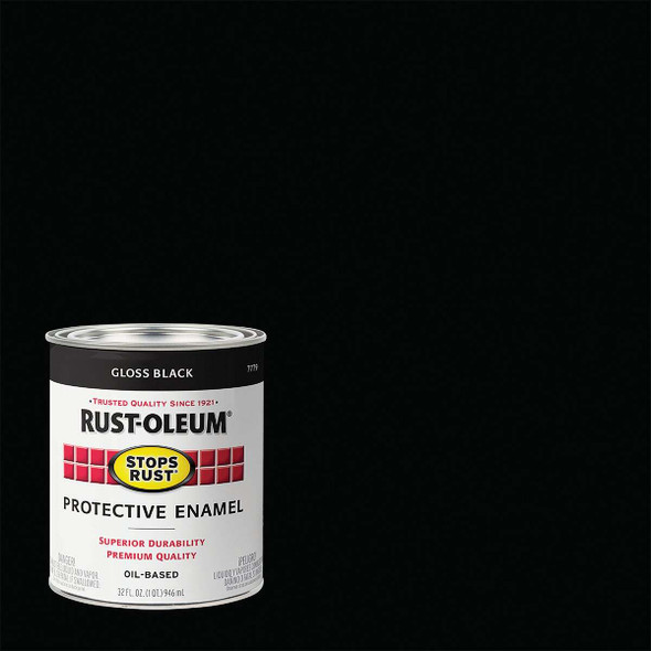 Stops Rust Black Enamel 7779504