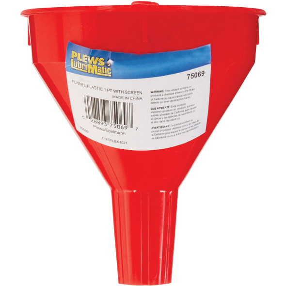Plews LubriMatic 1 Pt. Plastic All-Purpose Funnel 75-069 570518