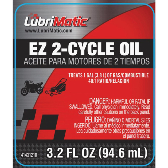 LubriMatic E-Z 3.2 Oz. 2-Cycle Motor Oil LUBR11524 585343