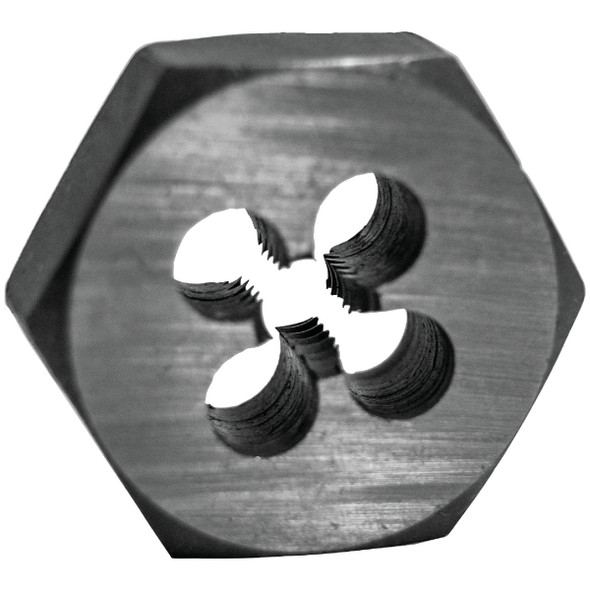 Century Drill & Tool 1/4-20 National Coarse 1 In. Across Flats Fractional Hexagon Die Century Drill & Tool 1/4-20 National Coarse 1 In. Across Flats Fractional Hexagon Die