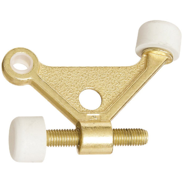 National Hardware Bright Brass Zinc Hinge Pin Door Stop N154-526