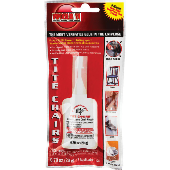 WONDERLOK 'EM 0.70 Oz. Chair Joint Adhesive W2081 347396