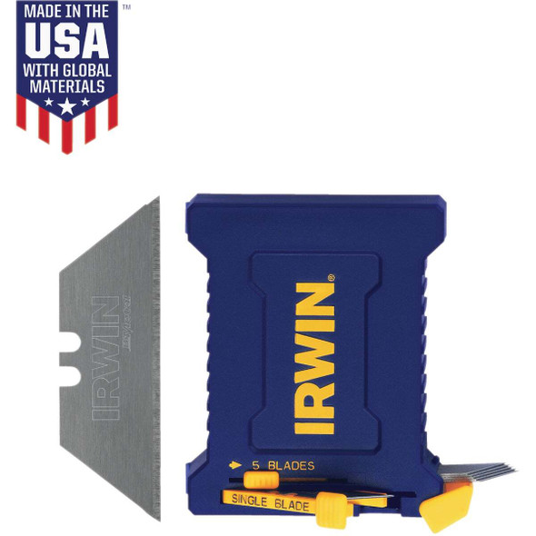Irwin Blue Blade 2-Point 2-3/8 In. Utility Knife Blade (100-Pack) 2084400