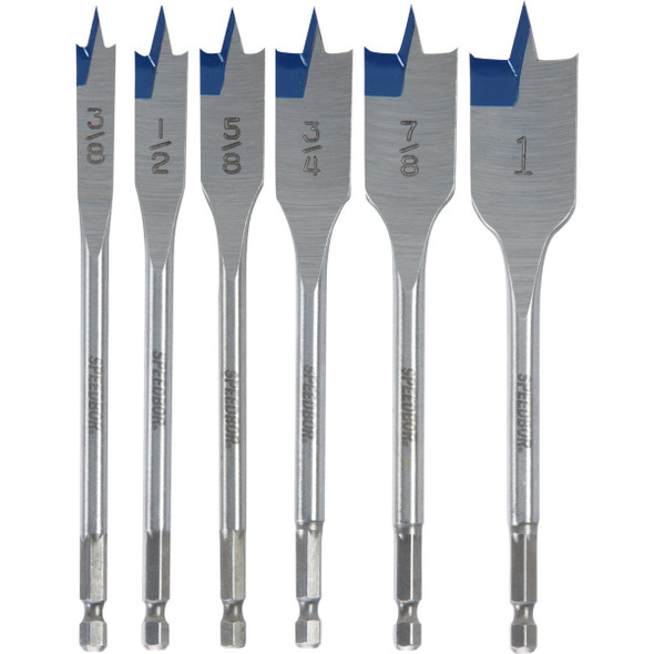 Irwin Speedbor 6-Piece Spade Bit Set 88886 324310
