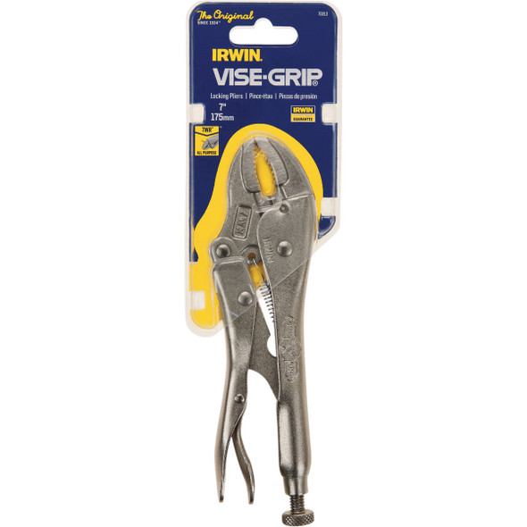 Irwin Vise-Grip The Original 7 In. Curved Jaw Locking Pliers with Cutter 702L3 331572