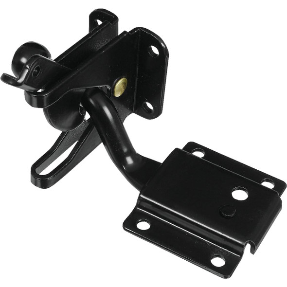 National Hardware 4 In. Black MaxLatch Sag Compensating Latch N342-626