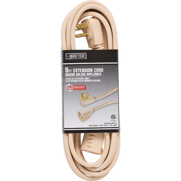 Master Electrician 9 Ft. 14/3 15A Heavy-Duty Appliance Cord 03533ME