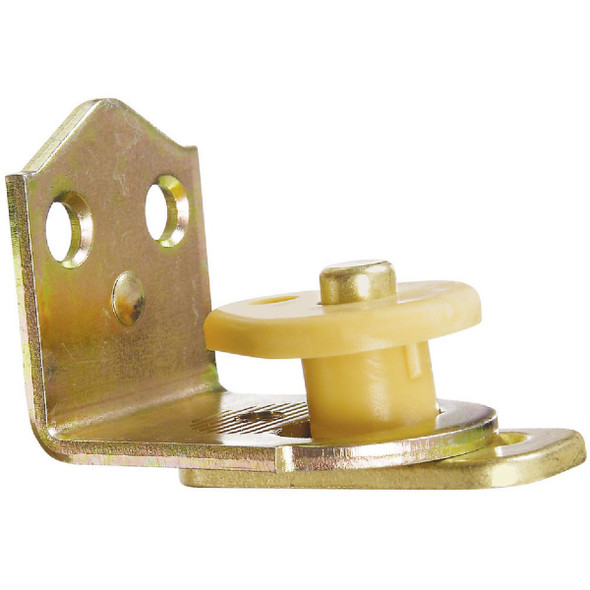 National Hardware 3/4 In. to 1-3/8 In. Satin Brass Swing & Stay Door Hinge National Hardware 3/4 In. to 1-3/8 In. Satin Brass Swing & Stay Door Hinge