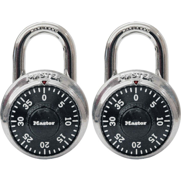 Master Lock 1-7/8 In. Stainless Steel Steel Combination Padlock 1500T