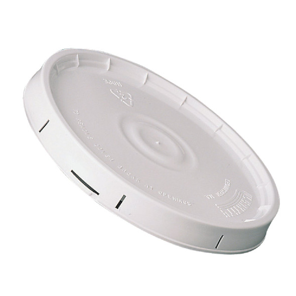 Leaktite Gasket Lid for 3.5 & 5 Gal. Pails, White 1044418