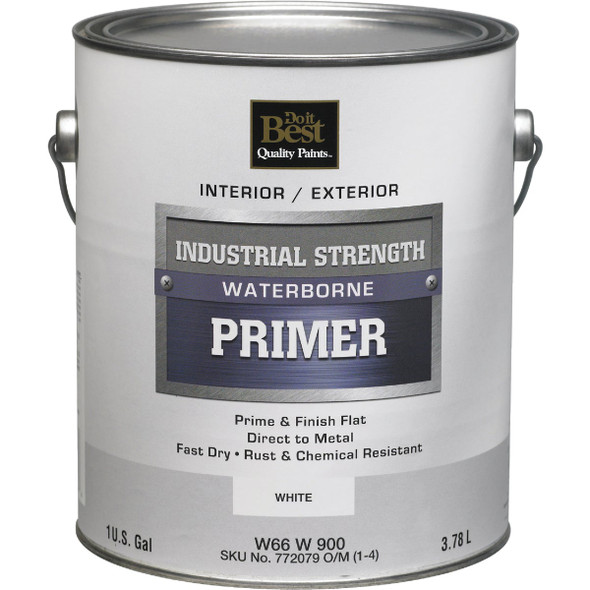 Do it Best Industrial Strength Waterborne Primer, White, 1 Gal. W66W00900-16