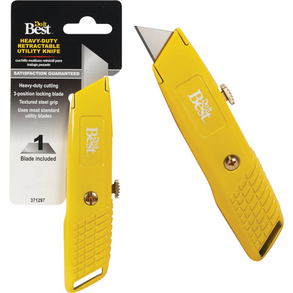 Do it Best Metal Retractable Utility Knife SLK-DIB