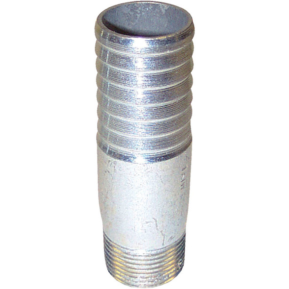 Merrill 1 In. Insert x 1 In. MIP Threaded Galvanized Adapter SMA100 Merrill 1 In. Insert x 1 In. MIP Threaded Galvanized Adapter SMA100
