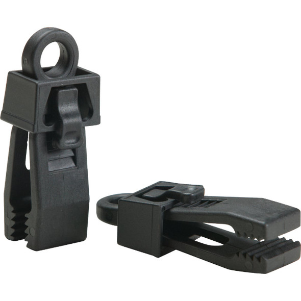 Homax Crocodile Clip Black Nylon Tarp Grabber 5300 Pack of 48