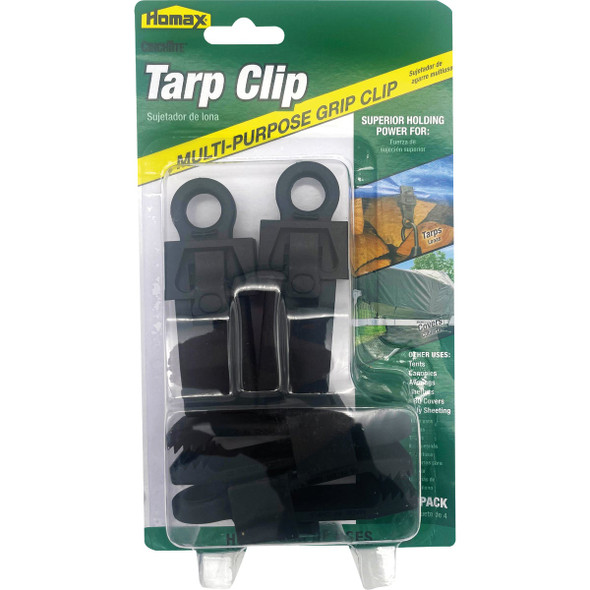 Homax Crocodile Clip Black Nylon Tarp Grabber 2615 701297