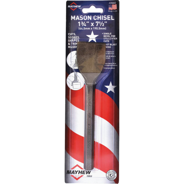 Mayhew Tools 1-3/4 In. x 7-1/2 In. Mason Chisel