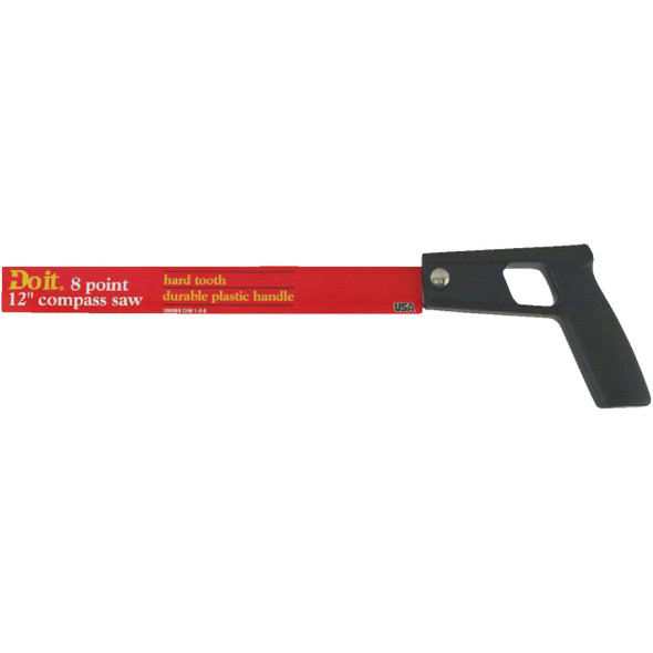 Do it 12 In. L. Blade 8 TPI Plastic Handle Compass Saw 262P312