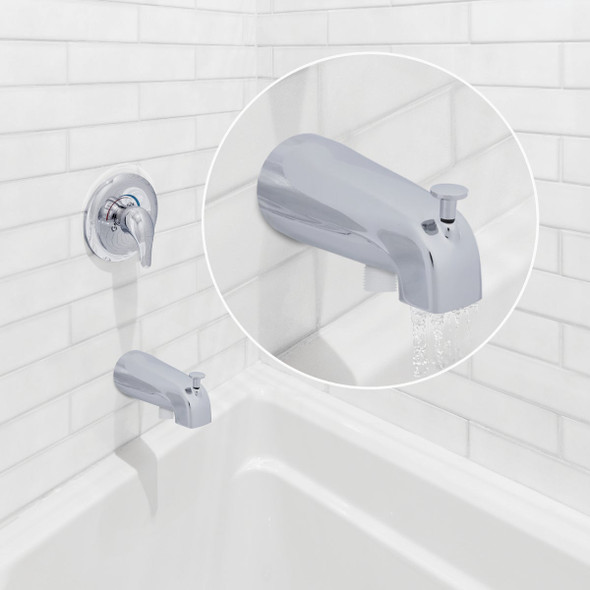 Danco 5 In. Chrome Bathtub Spout with Diverter 89266 426033