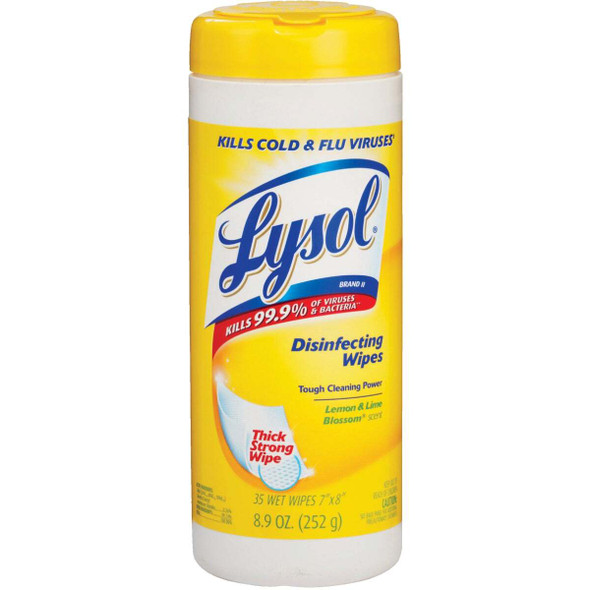 Lysol Lemon & Lime Blossom Sanitizing Wipes (35-Count) 1920081145