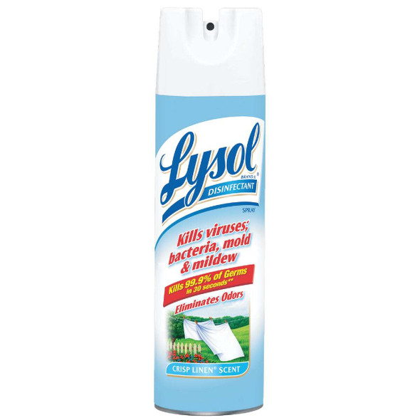 Lysol 19 Oz. Crisp Linen Disinfectant Spray 1920079329