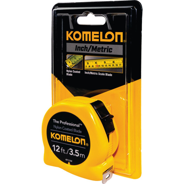 Komelon The Professional 3.5m/12 Ft. Metric/SAE Tape Measure 4912IM