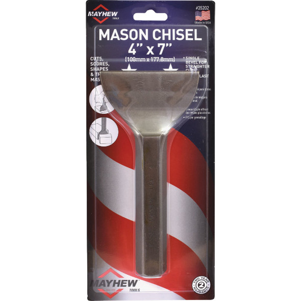 Mayhew Tools 4 In. x 7 In. Brick Set Chisel 35202 303745